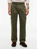 River Relaxed Straight Washed Cargo Trousers