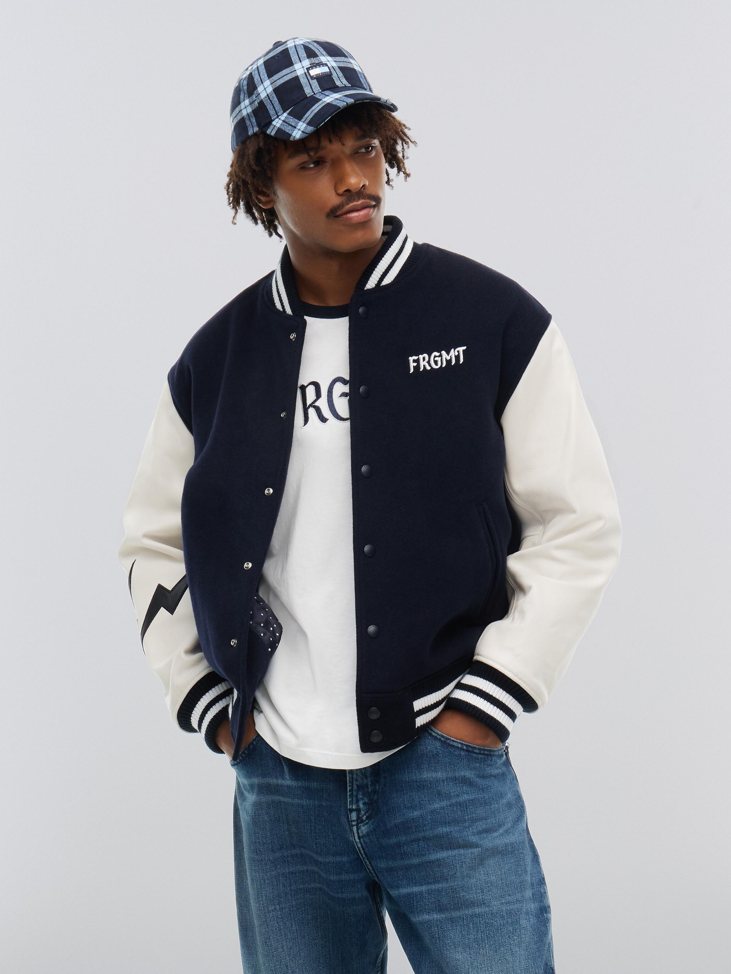 Tommy Hilfiger x FRGMT Leather Sleeves Varsity Jacket