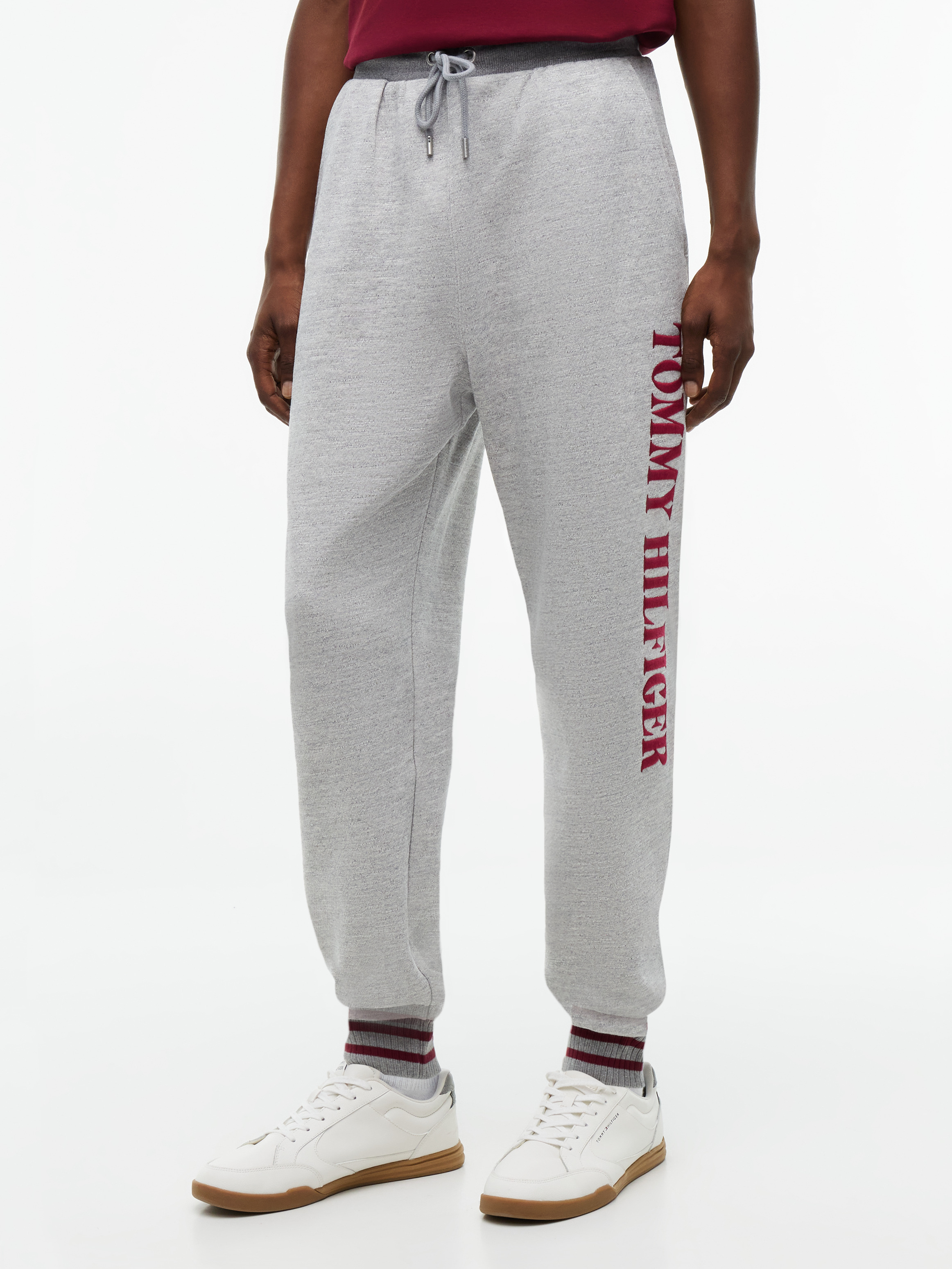 Varsity Logo Embroidery Relaxed Cuffed Joggers