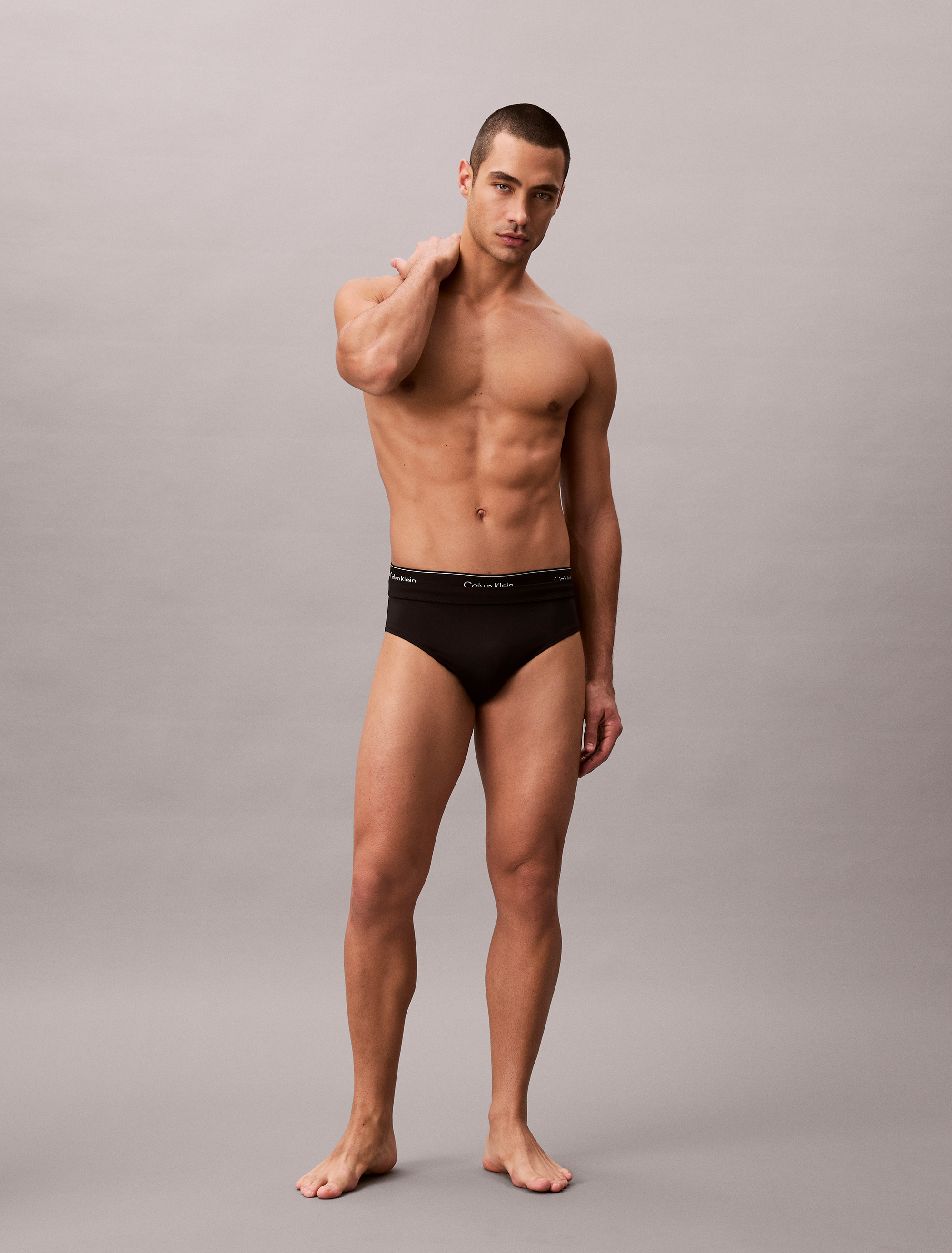CK Essentials Double Waistband Swim Briefs