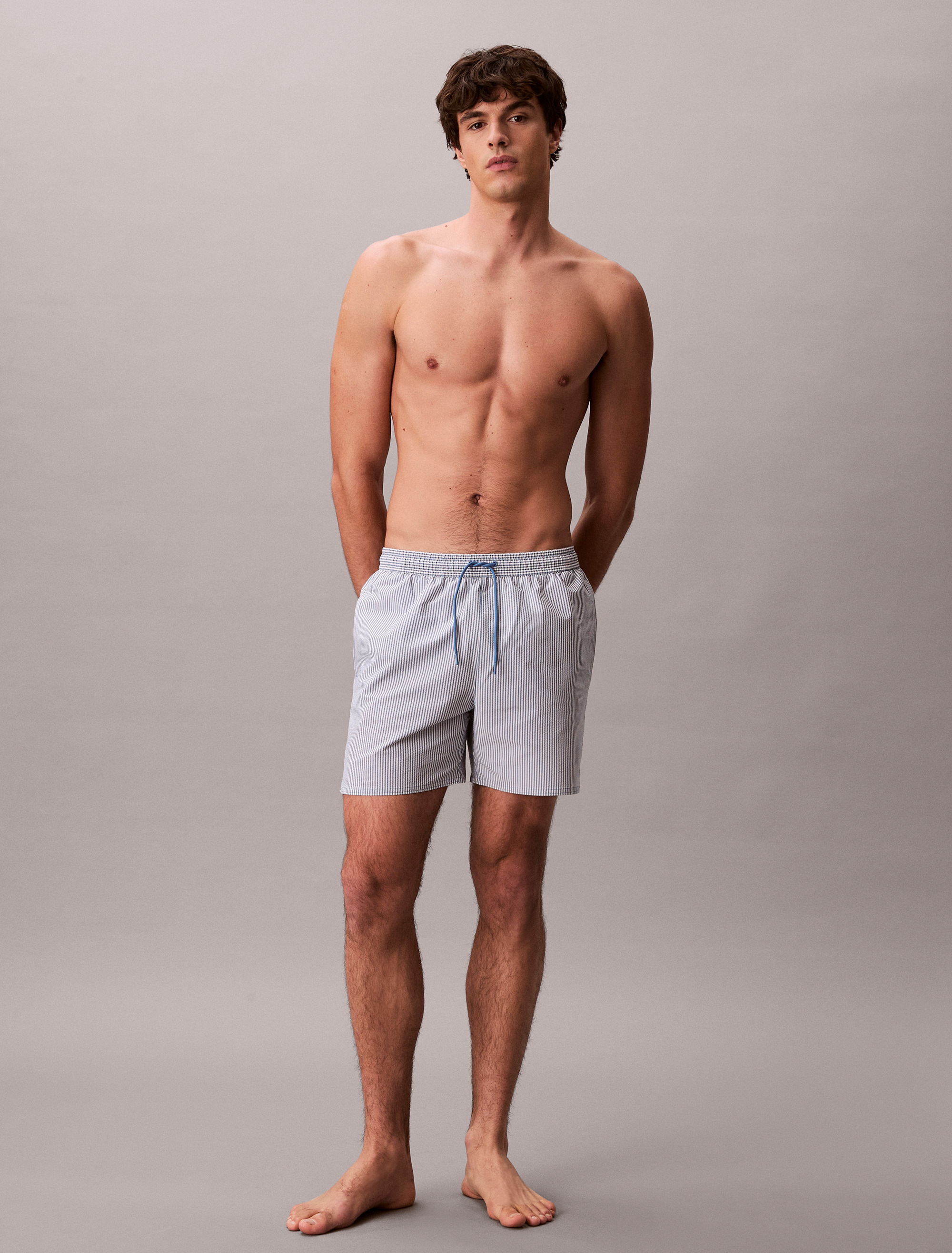 Icon Seersucker Swim Shorts