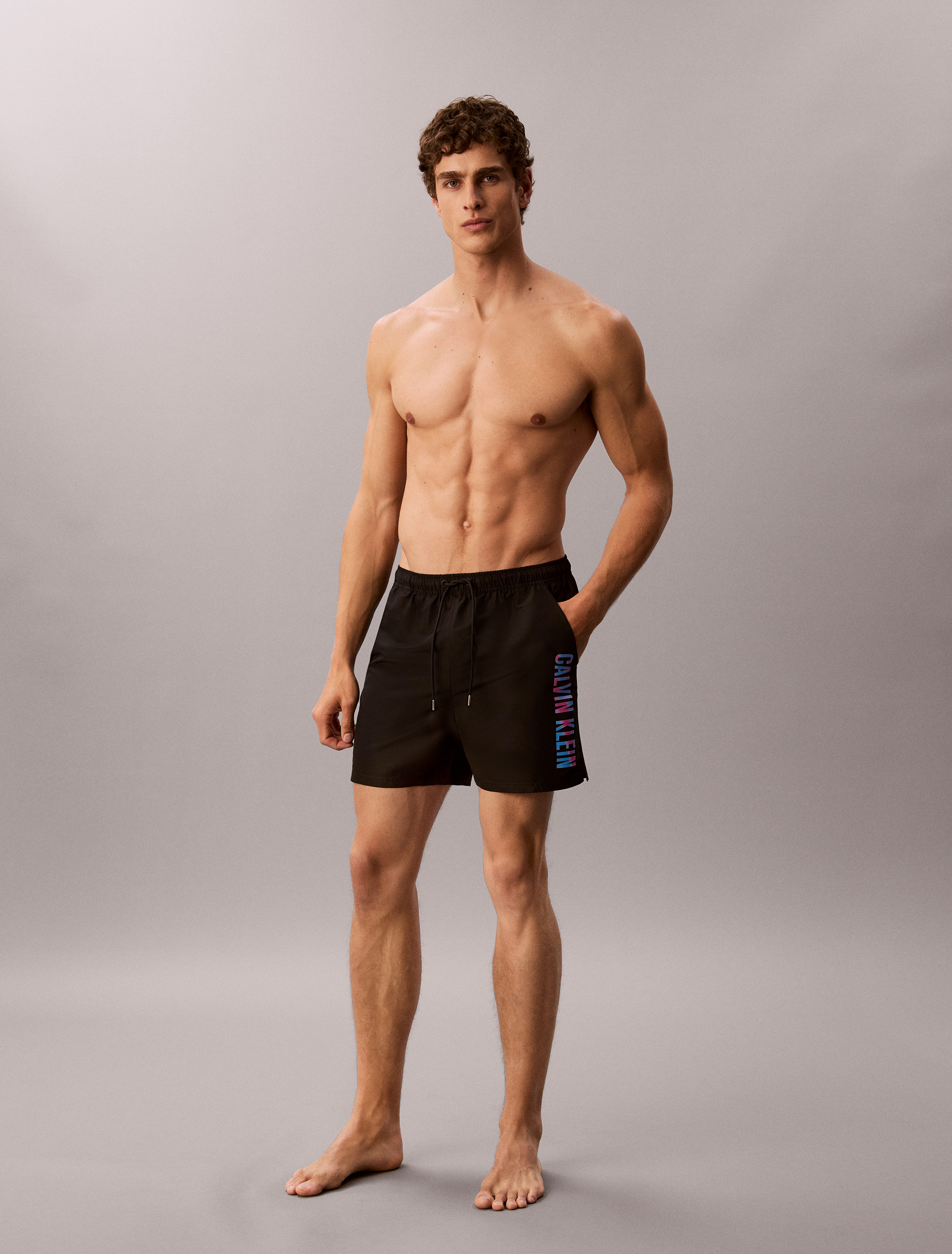 Intense Power Drawstring Swim Shorts