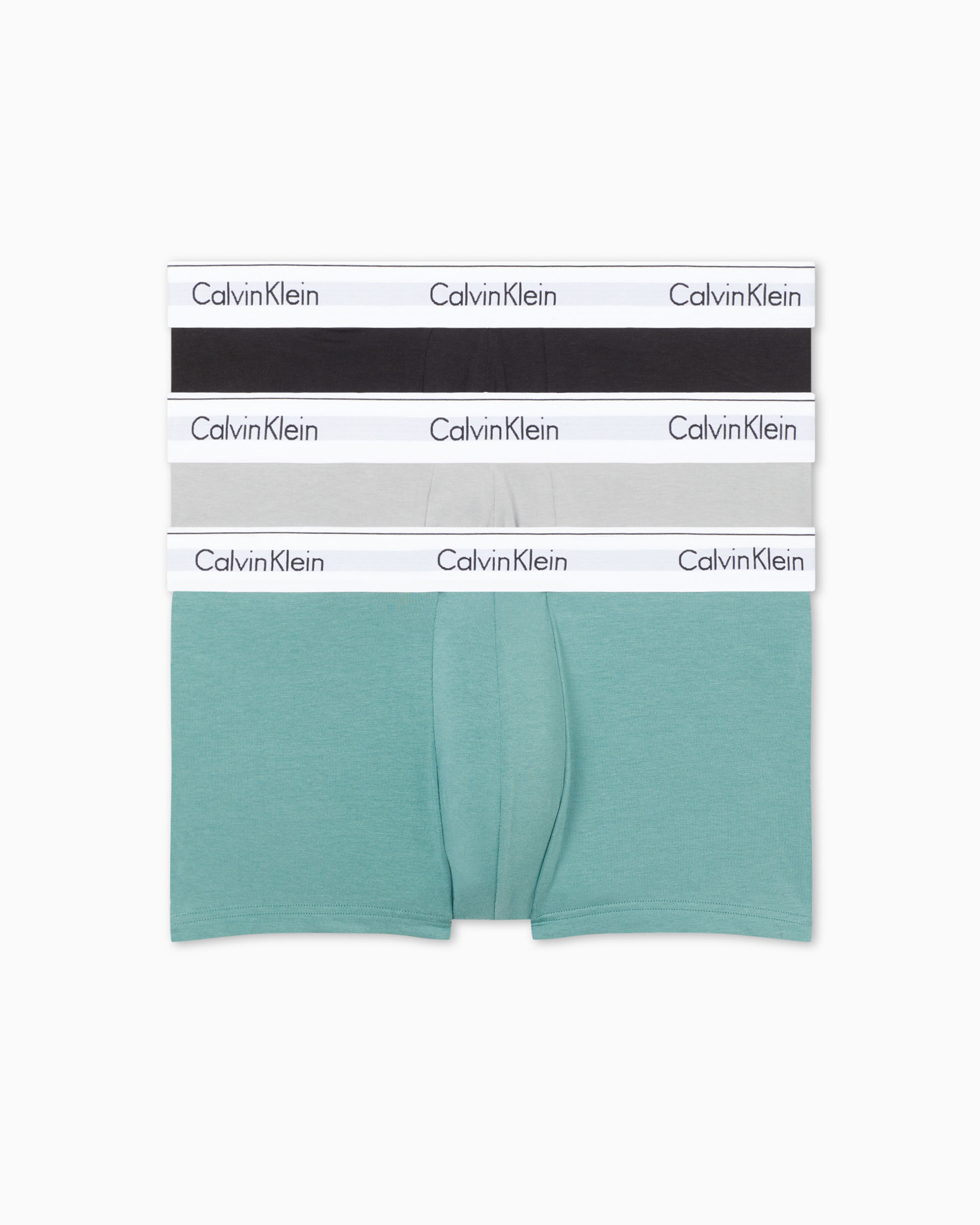 ★ ★Modern Cotton Stretch 3PK Trunk Calvin Klein Modern Cotton Stretch 3 Pack Low Rise Trunk