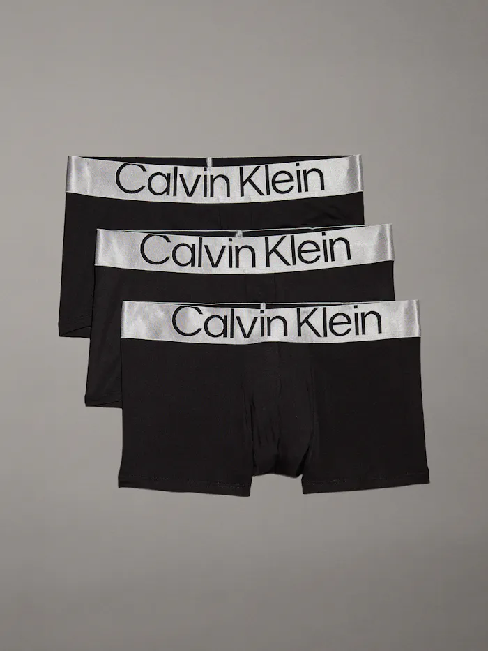 Steel Micro 3 Pack Low Rise Trunks | Calvin Klein