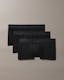 CK Black 3 Pack Low Rise Trunks