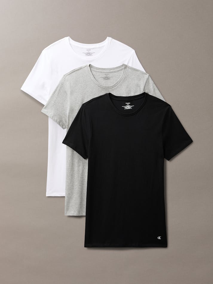 Cotton Classics 3 Pack Crewneck T-Shirts | Calvin Klein