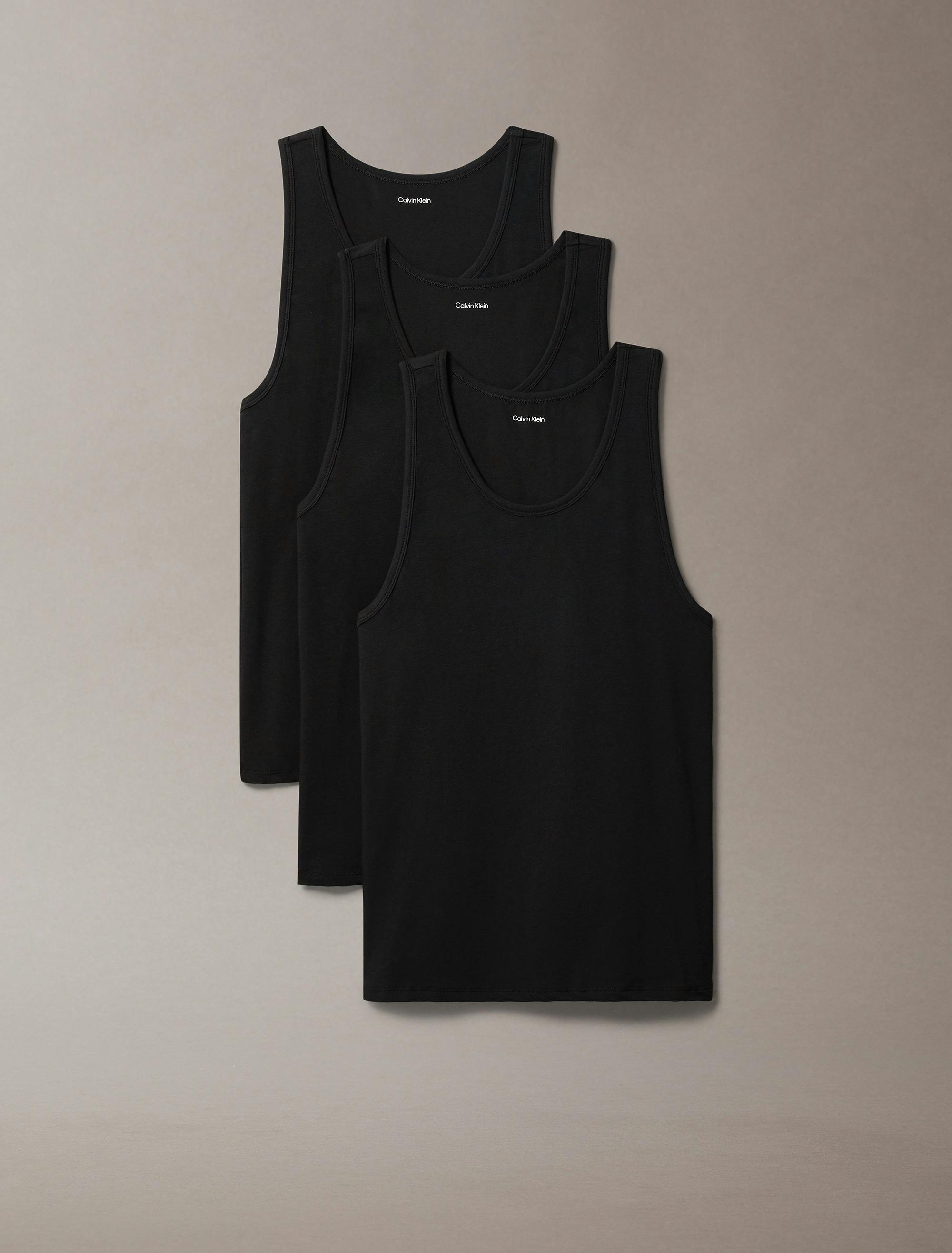 Cotton Stretch Blend 3-Pack Pyjama Tank Tops Calvin Klein