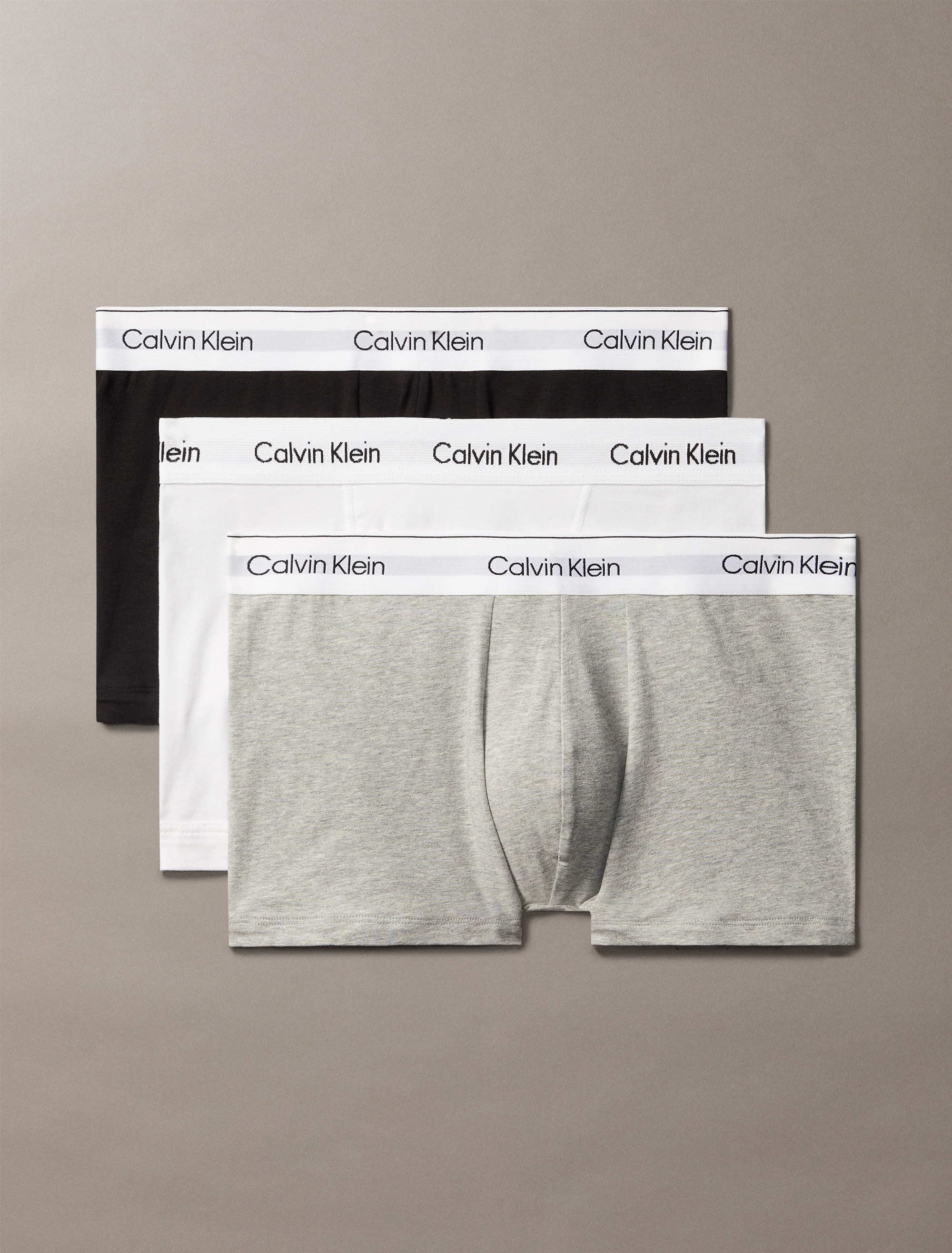 ★ ★ Men's Icon Cotton Stretch 2PK Trunks Icon Cotton Stretch Trunks 2 Pack | multi | Calvin Klein
