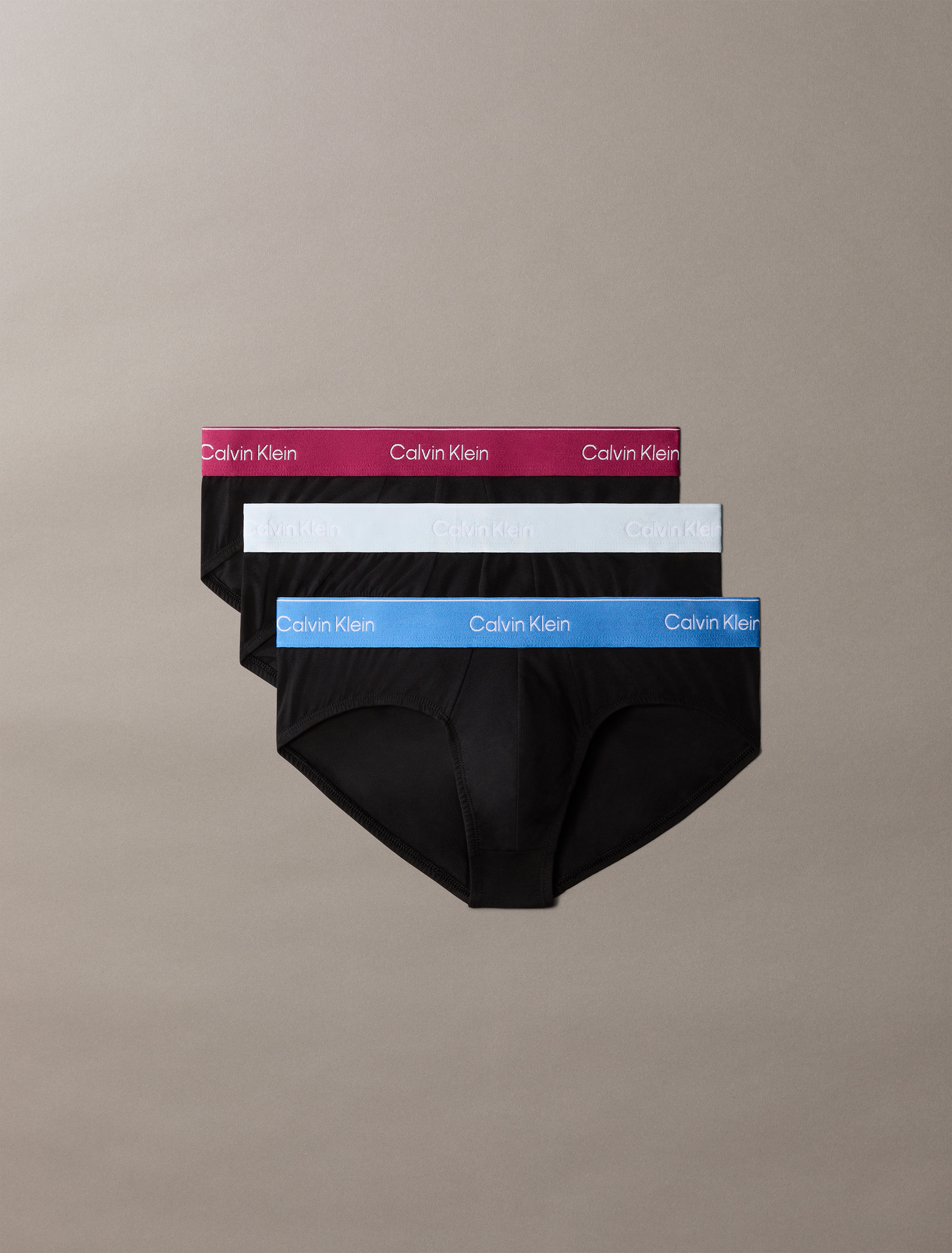 Icon Cotton Stretch 3 Pack Hip Briefs
