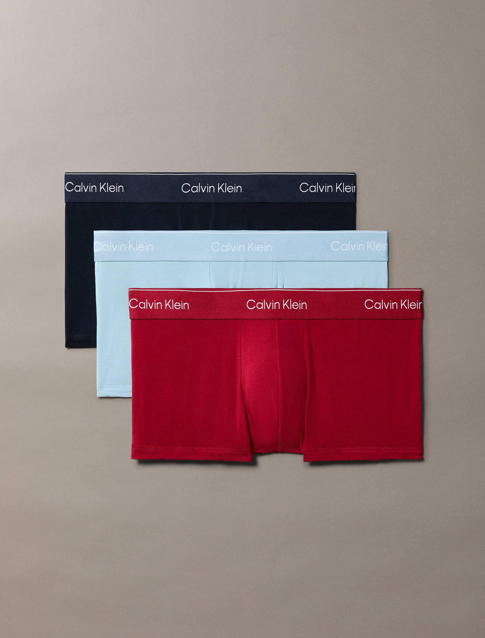 Icon Cotton Stretch 3 Pack Low Rise Trunks
