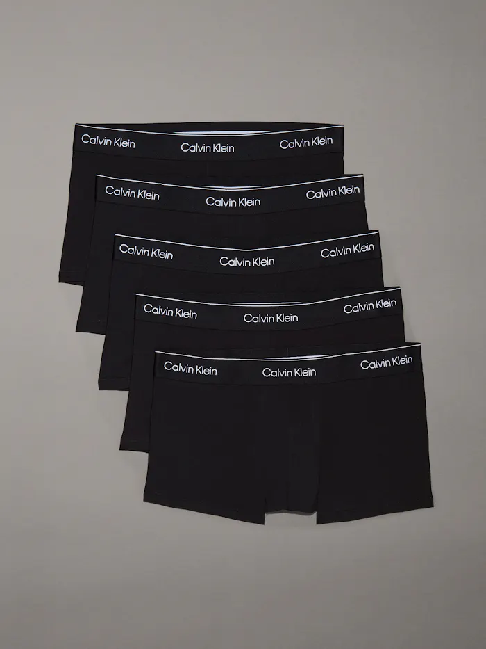 Icon Cotton Stretch 5-Pack Low Rise Trunks | Calvin Klein