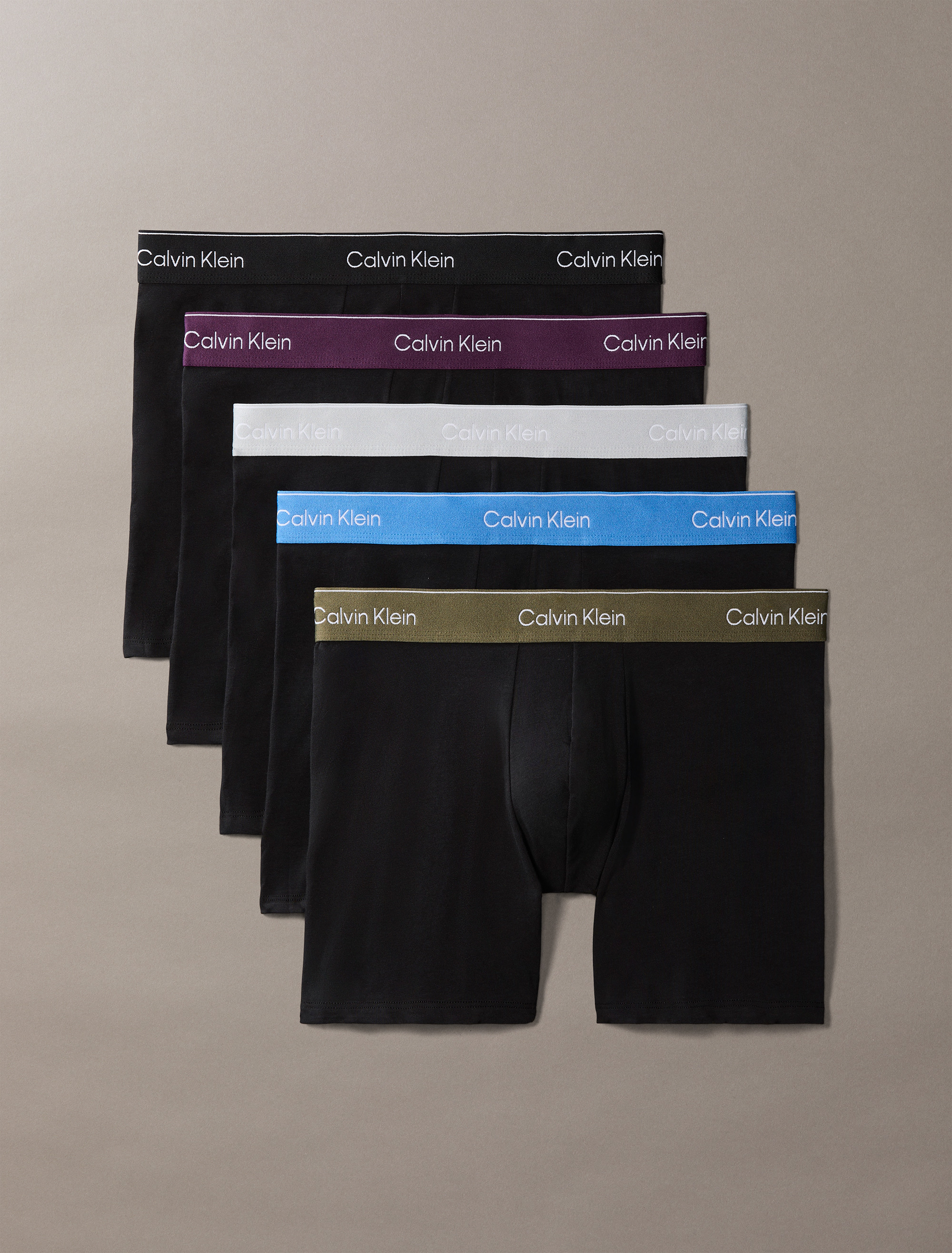 Icon Cotton Stretch 5 Pack Boxer Briefs