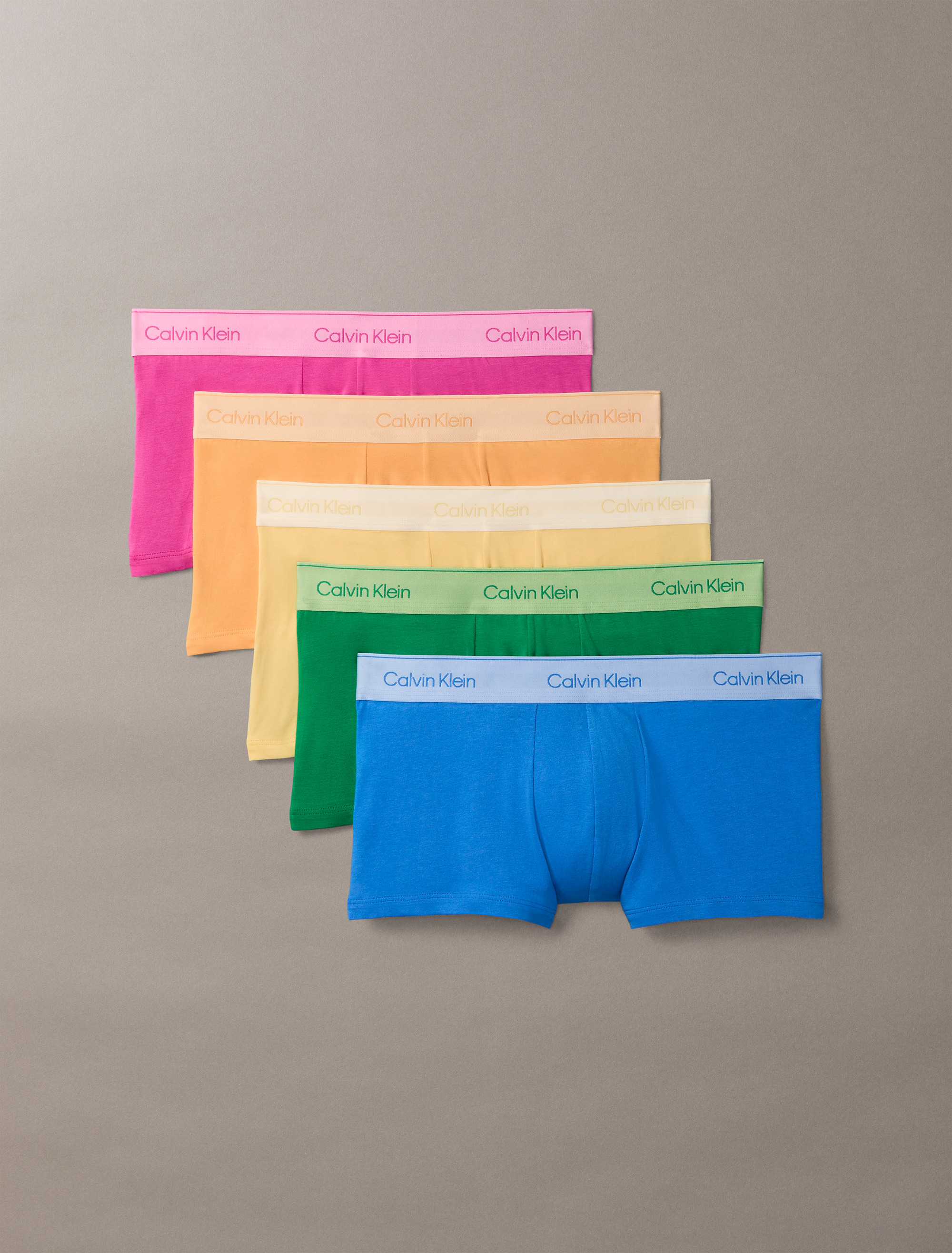 5 Pack Low Rise Trunks Pride Cotton