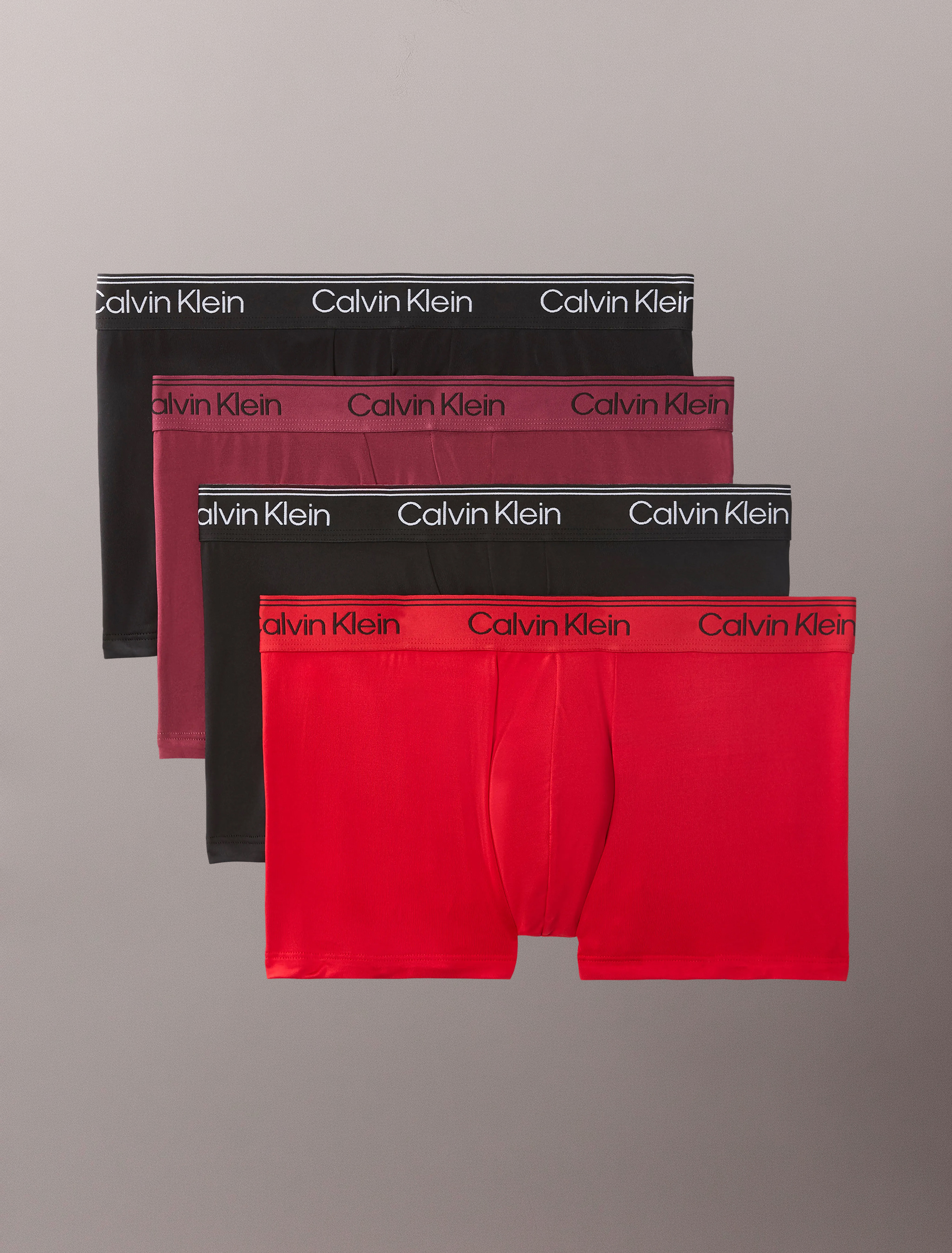 Microfiber Stretch 4-Pack Low Rise Trunks
