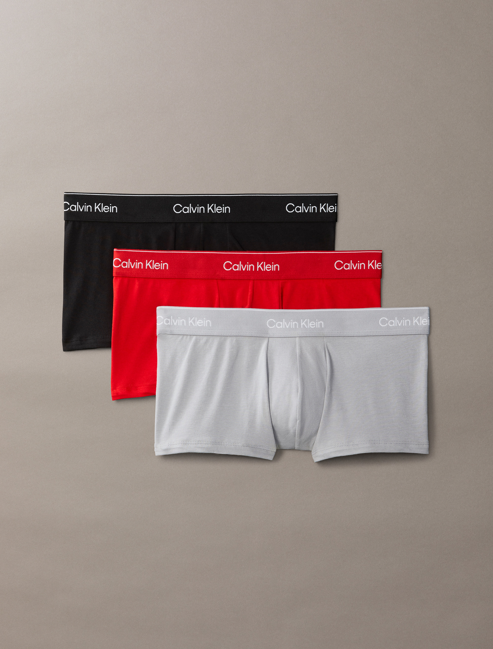 Icon Cotton Stretch 3-Pack Low Rise Trunk