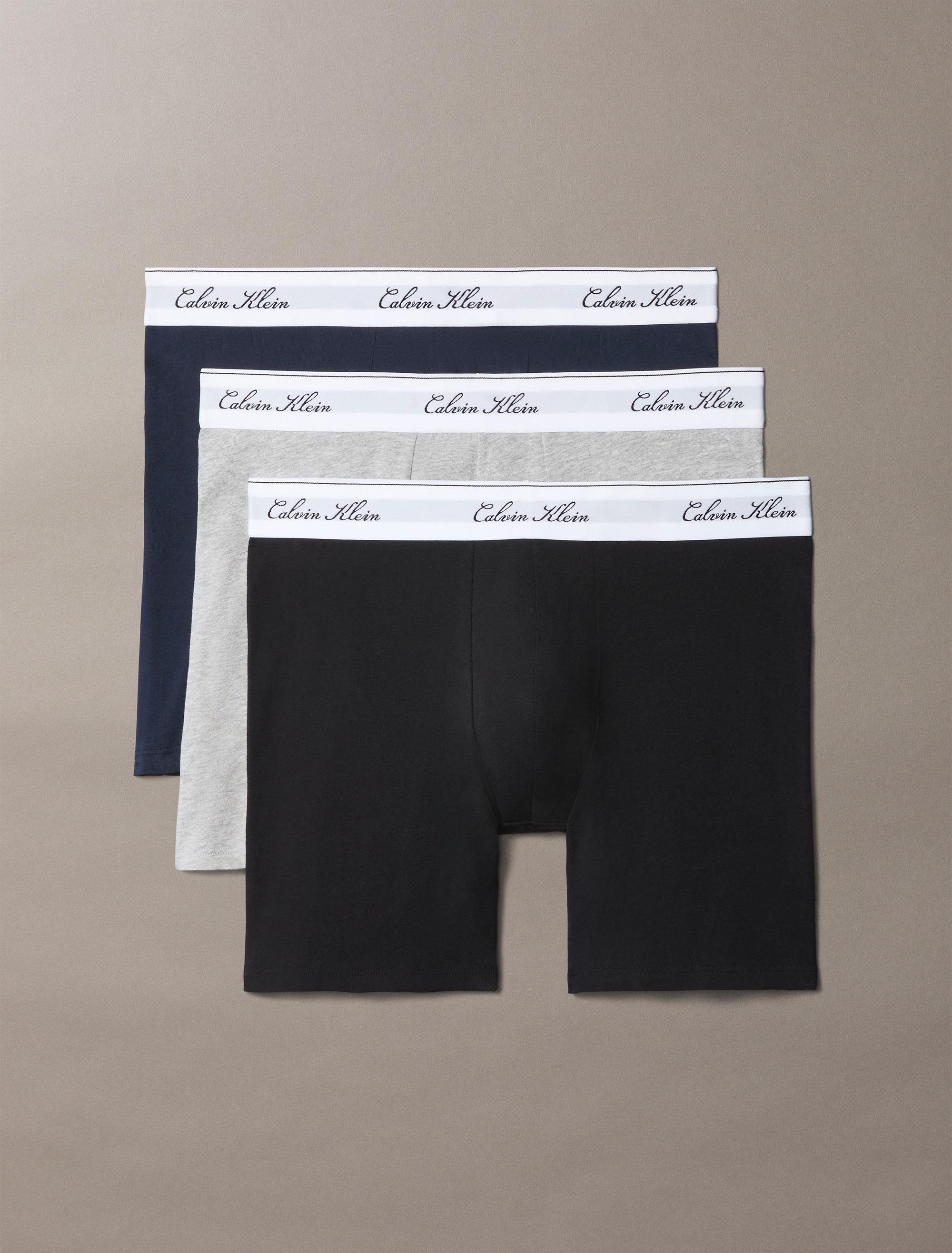 Icon Cotton Stretch Script 3-Pack Boxer Briefs