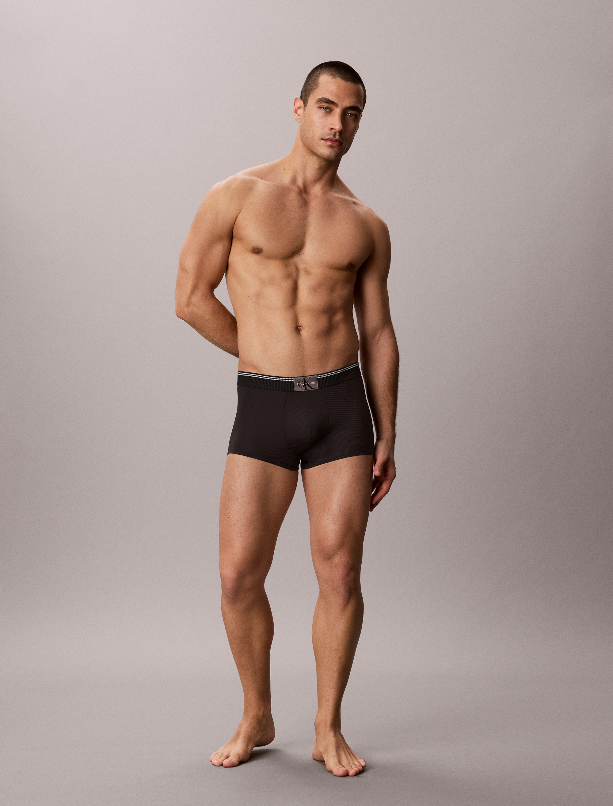 Graphic Monogram Rib Low Rise Trunk