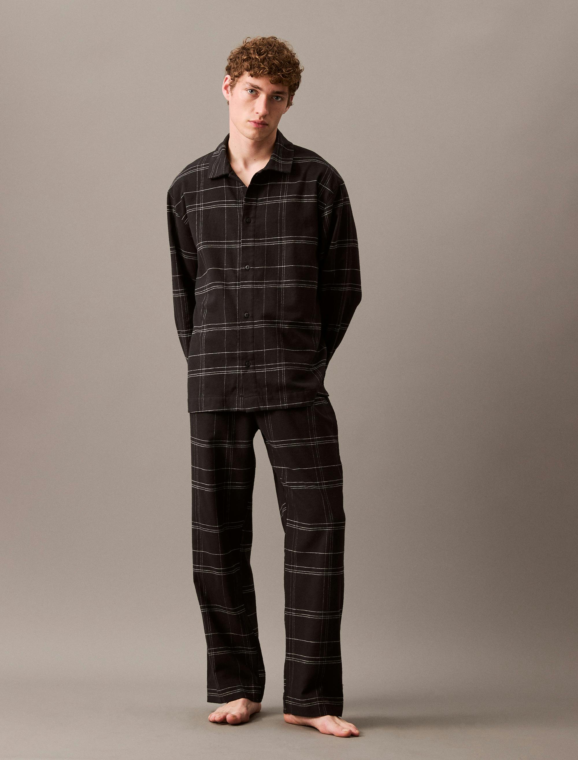 Cotton Flannel Pyjama Pants Calvin Klein