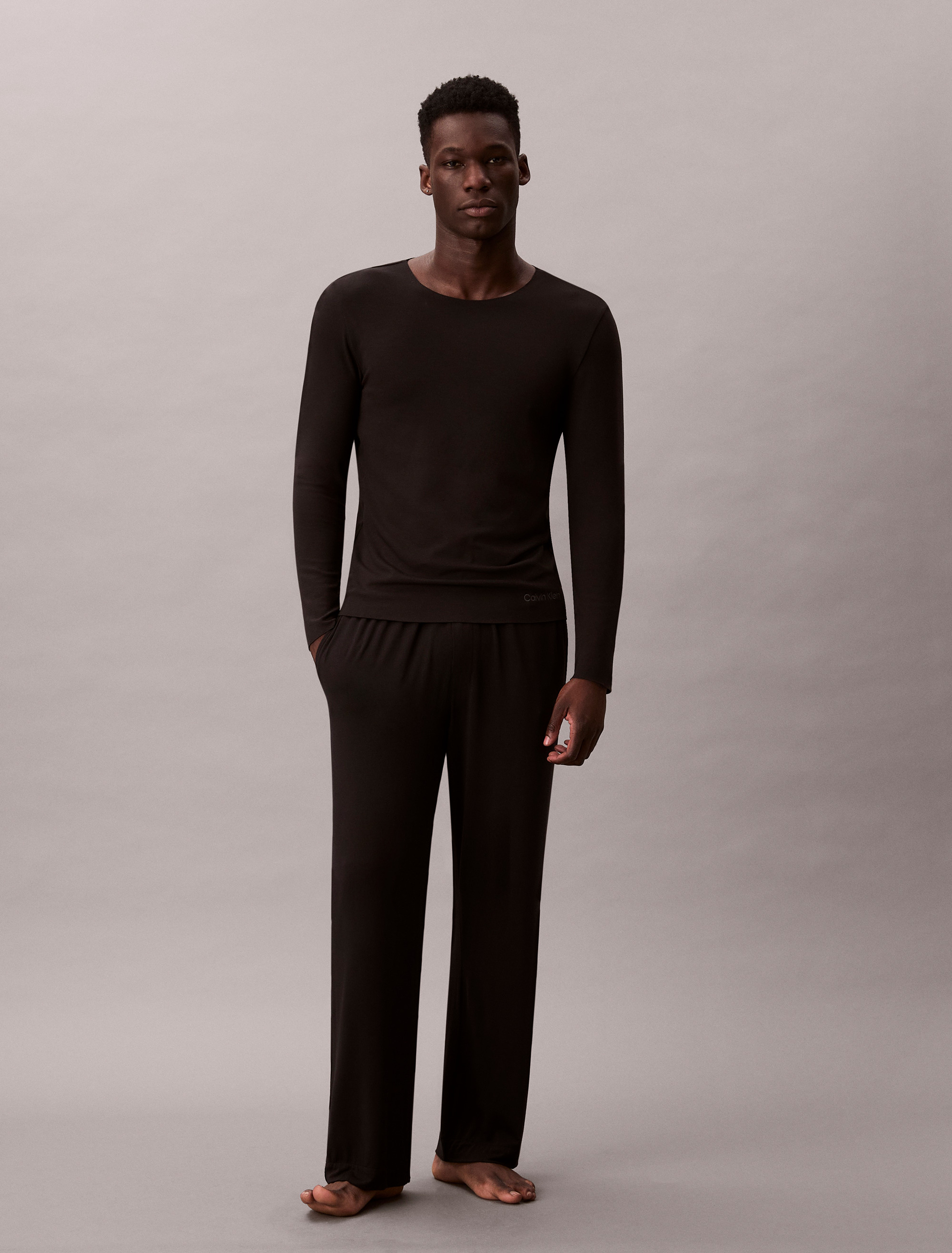 Long Sleeve Scoop Neck Sleep Top