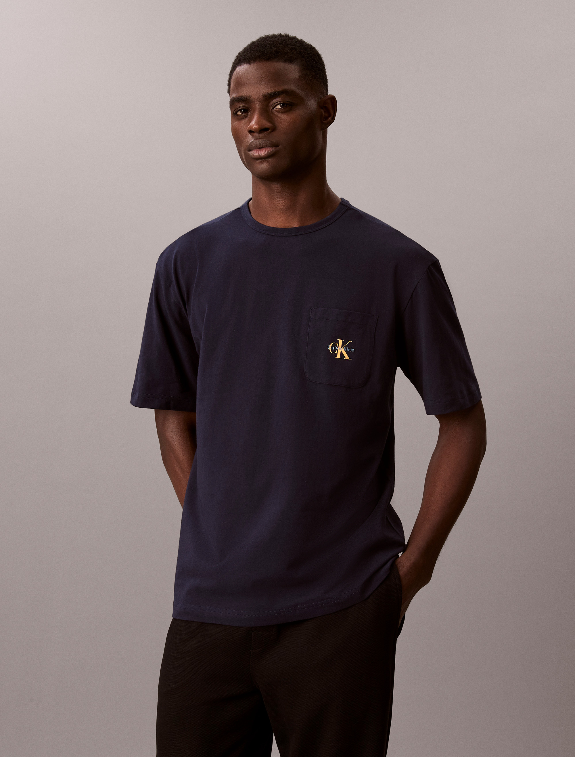 Icon Cotton Stretch Monologo Sleep Tee