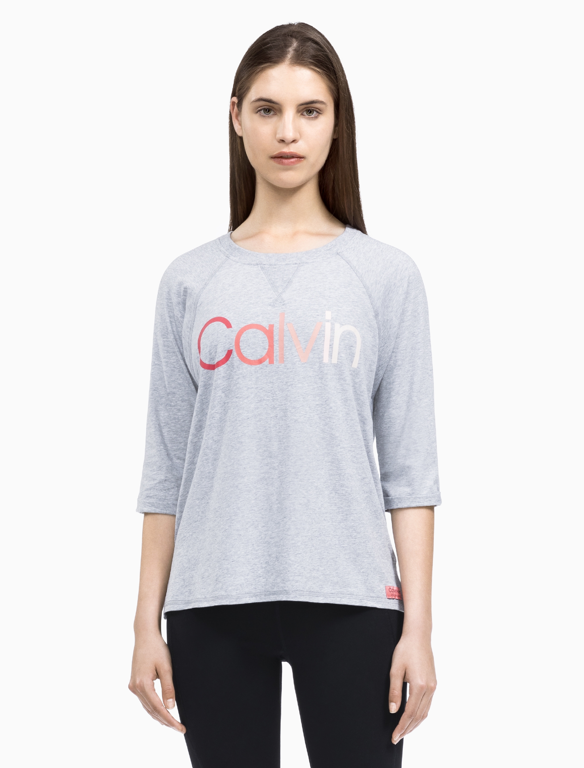 Performance Logo Sleeve Tshirt Activewear Calvin Klein