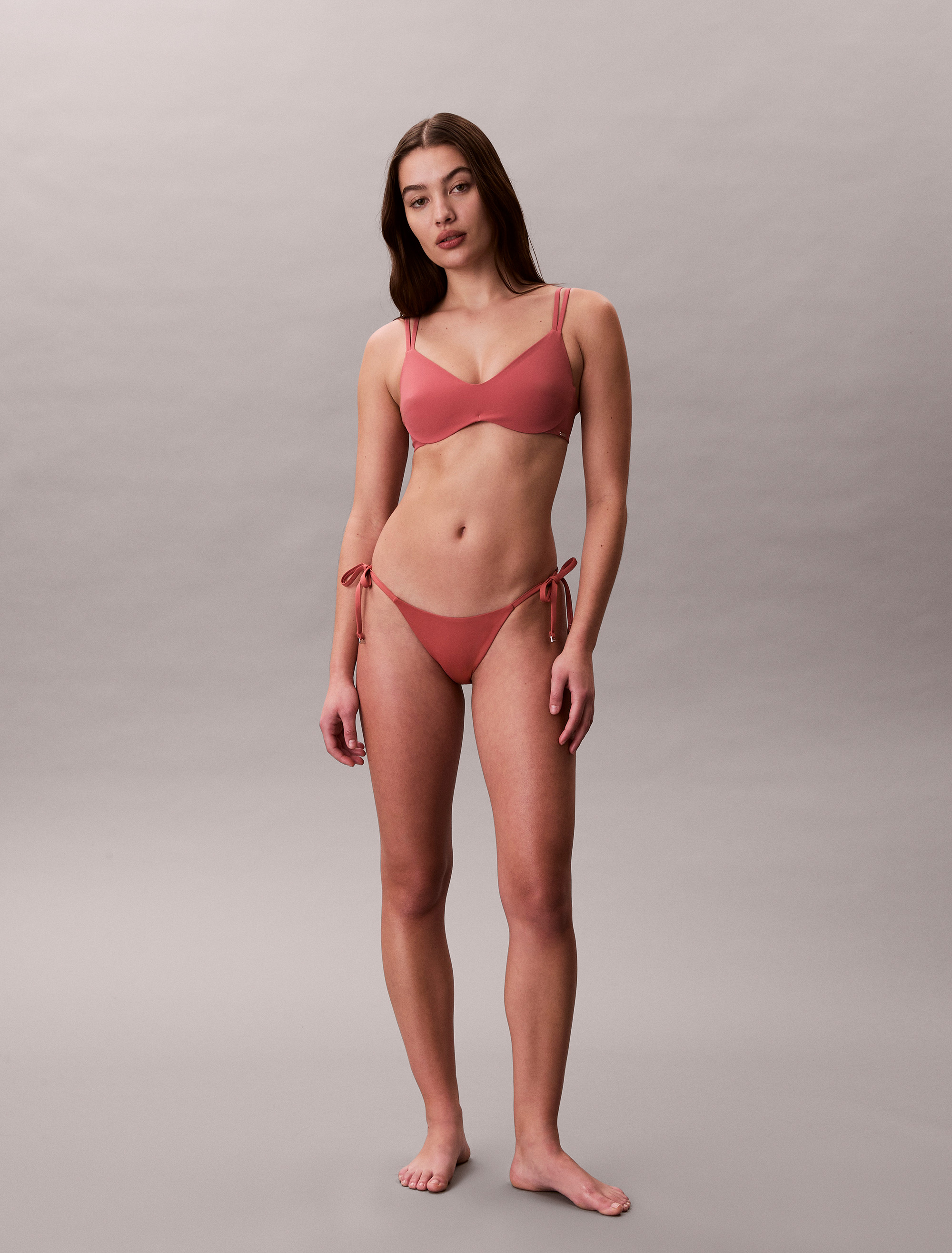 CK Tailored Bralette Bikini Top