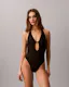 CK Tailored Plunge Swimsuit