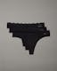 Micro Stretch with Lace 3 Pack Thongs
