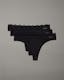 Micro Stretch with Lace 3 Pack Thongs
