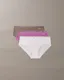 Micro Stretch with Lace 3 Pack Hipster Briefs