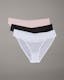 Icon Logo Lace 3 Pack Bikini Briefs