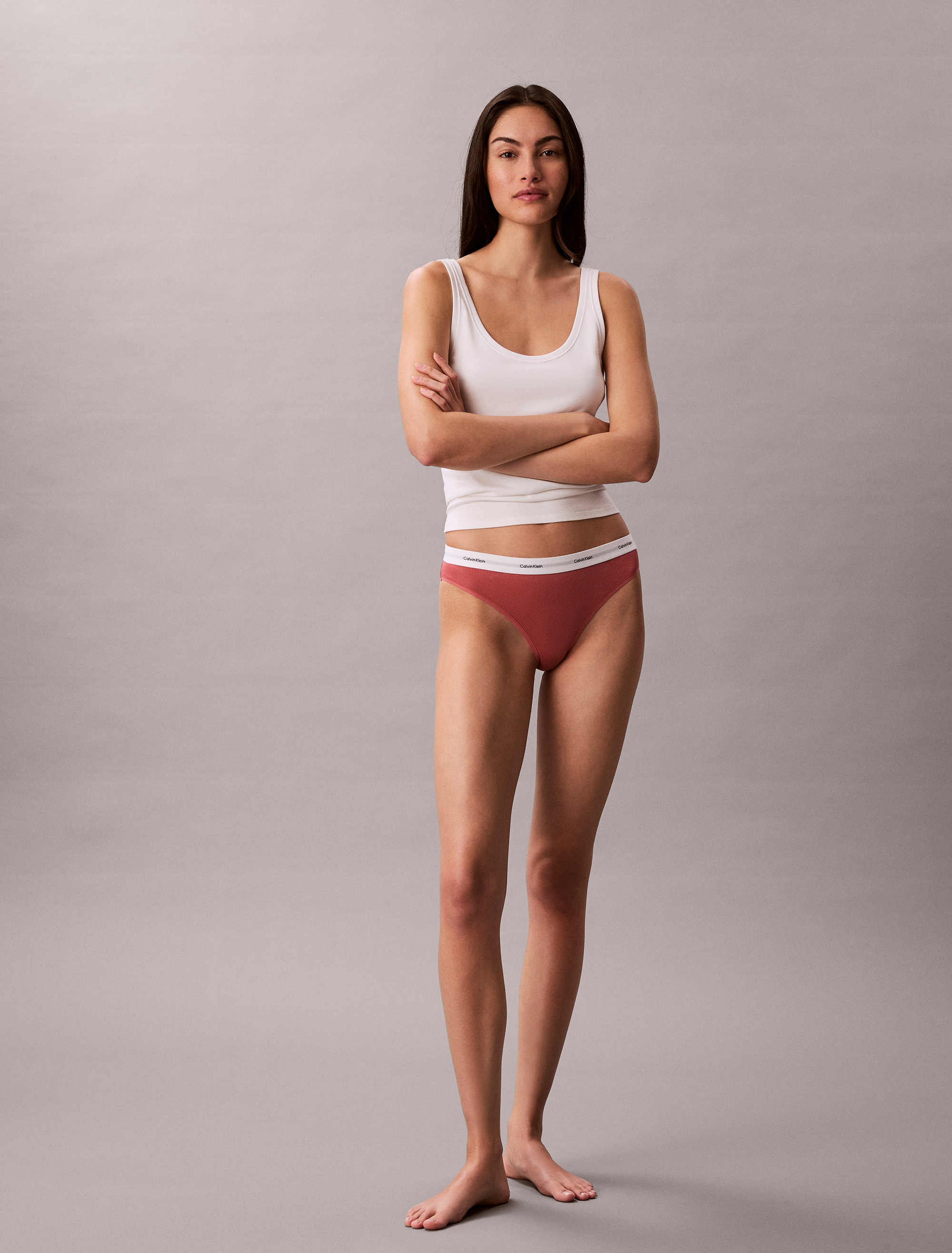 Cotton Stretch Rib Bikini Brief