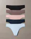 Bonded Flex Seamless 5-Pack Thongs