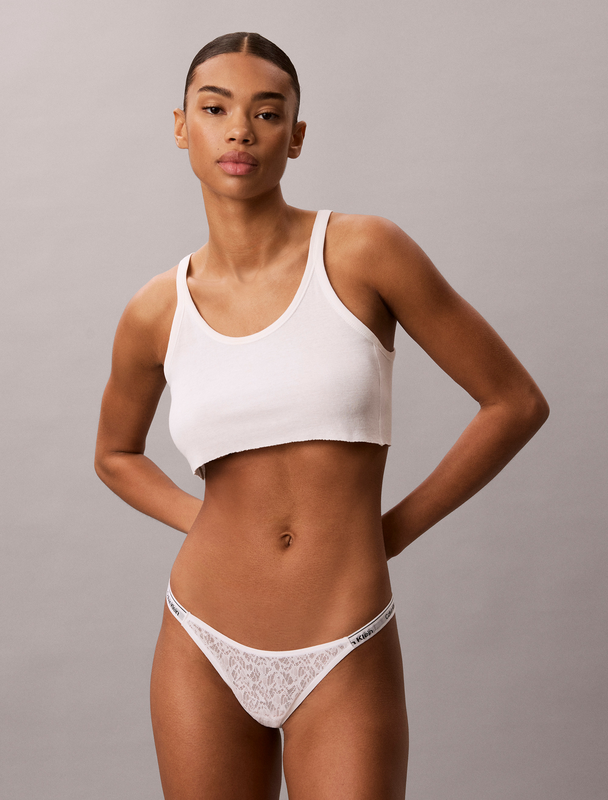 Icon Lace Dipped String Thong
