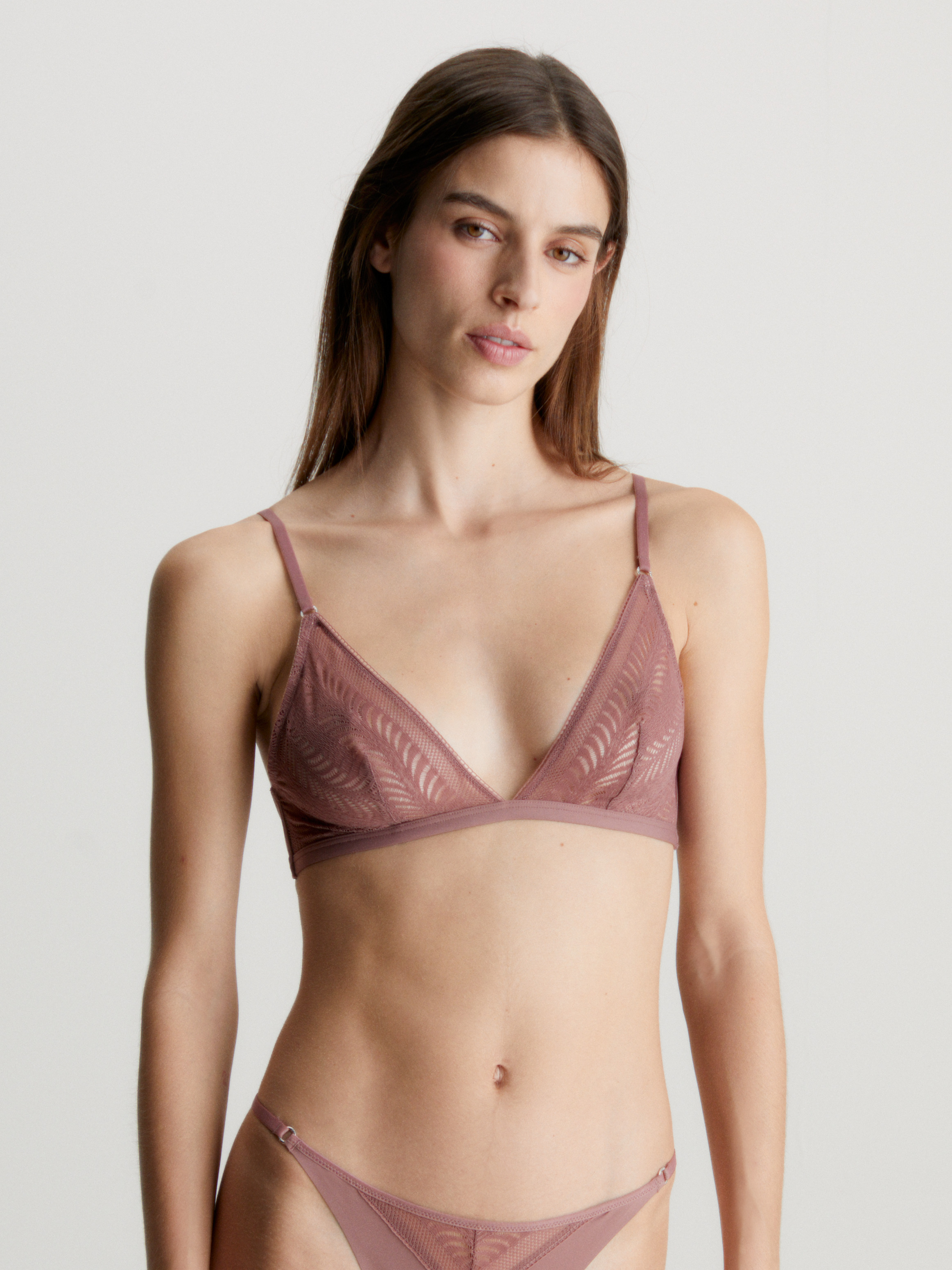 Minimalist Lace Triangle Bra Calvin Klein