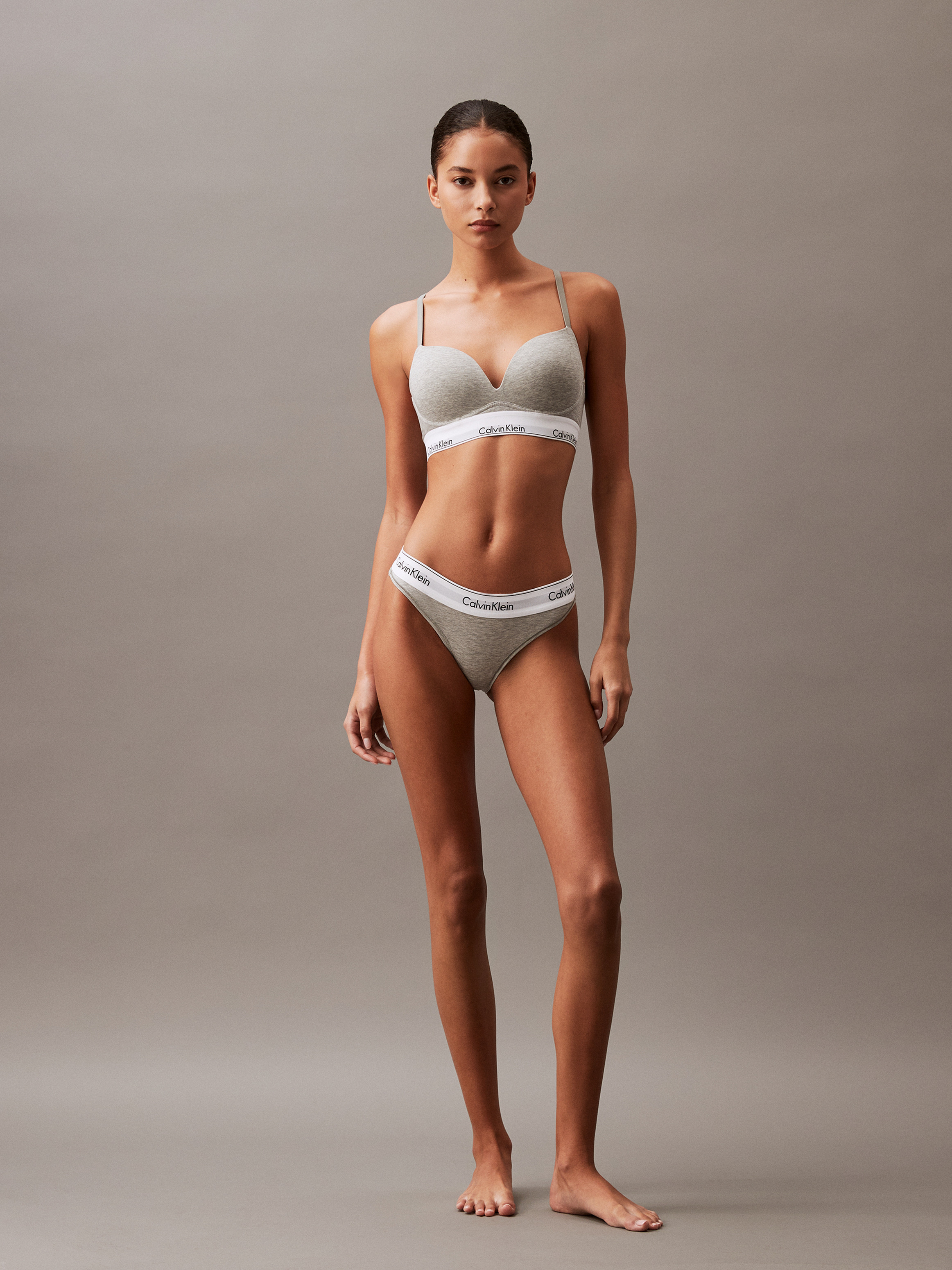 Modern Cotton Push Up Plunge Bra | Calvin Klein