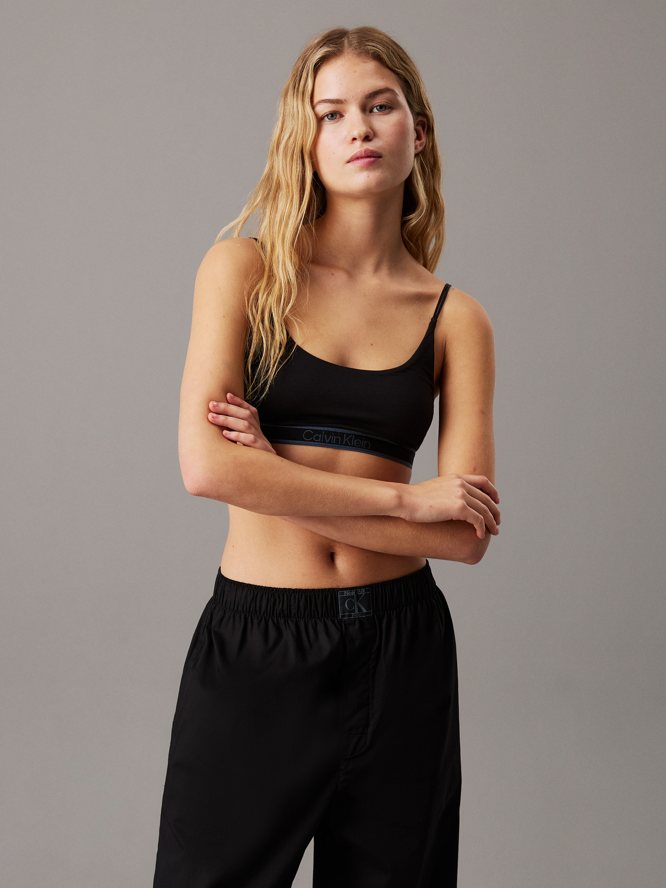 Tonal Logo Bralette Calvin Klein