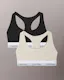 Icon Cotton Modal 2 Pack Bralettes