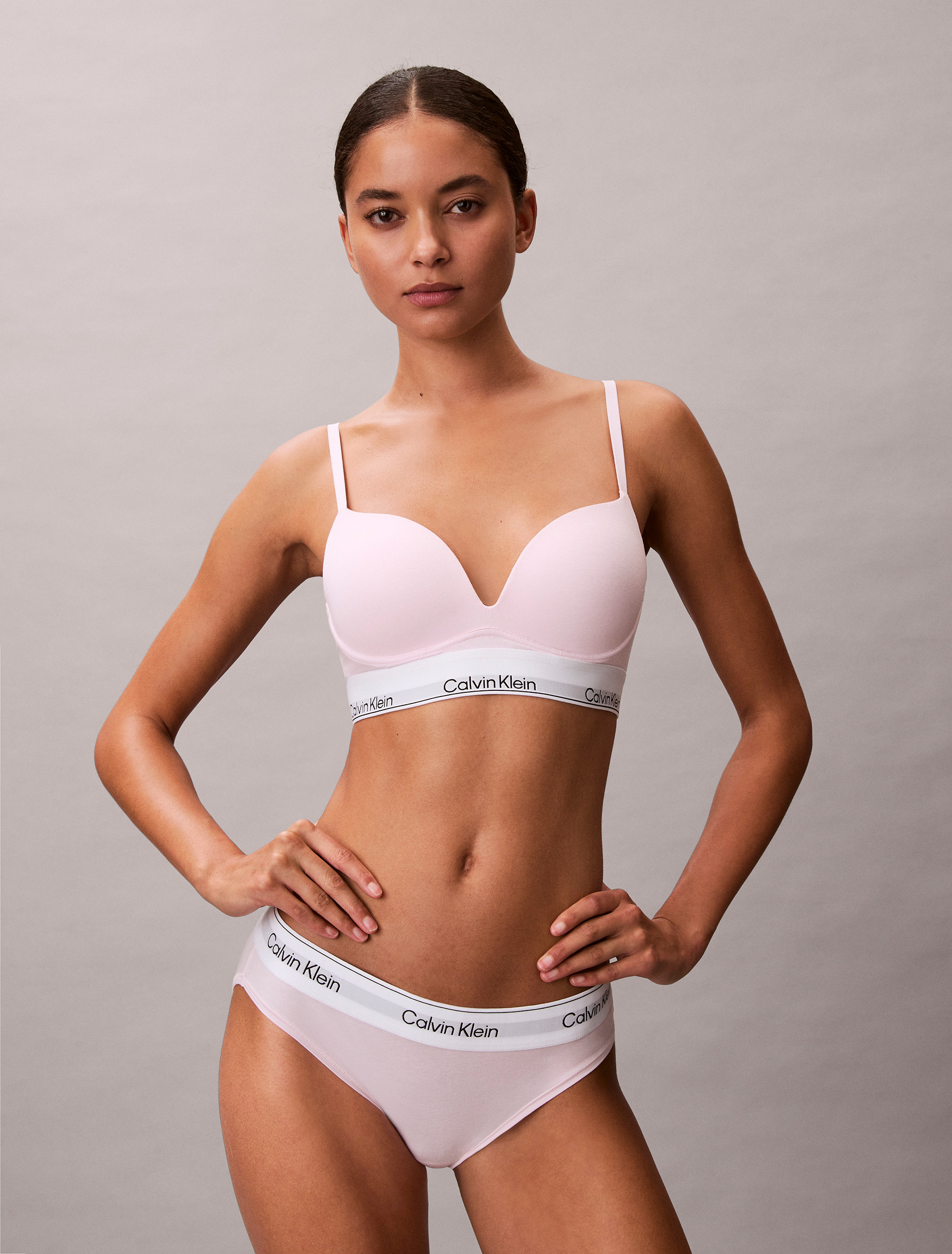 Icon Cotton Modal Plunge Bra