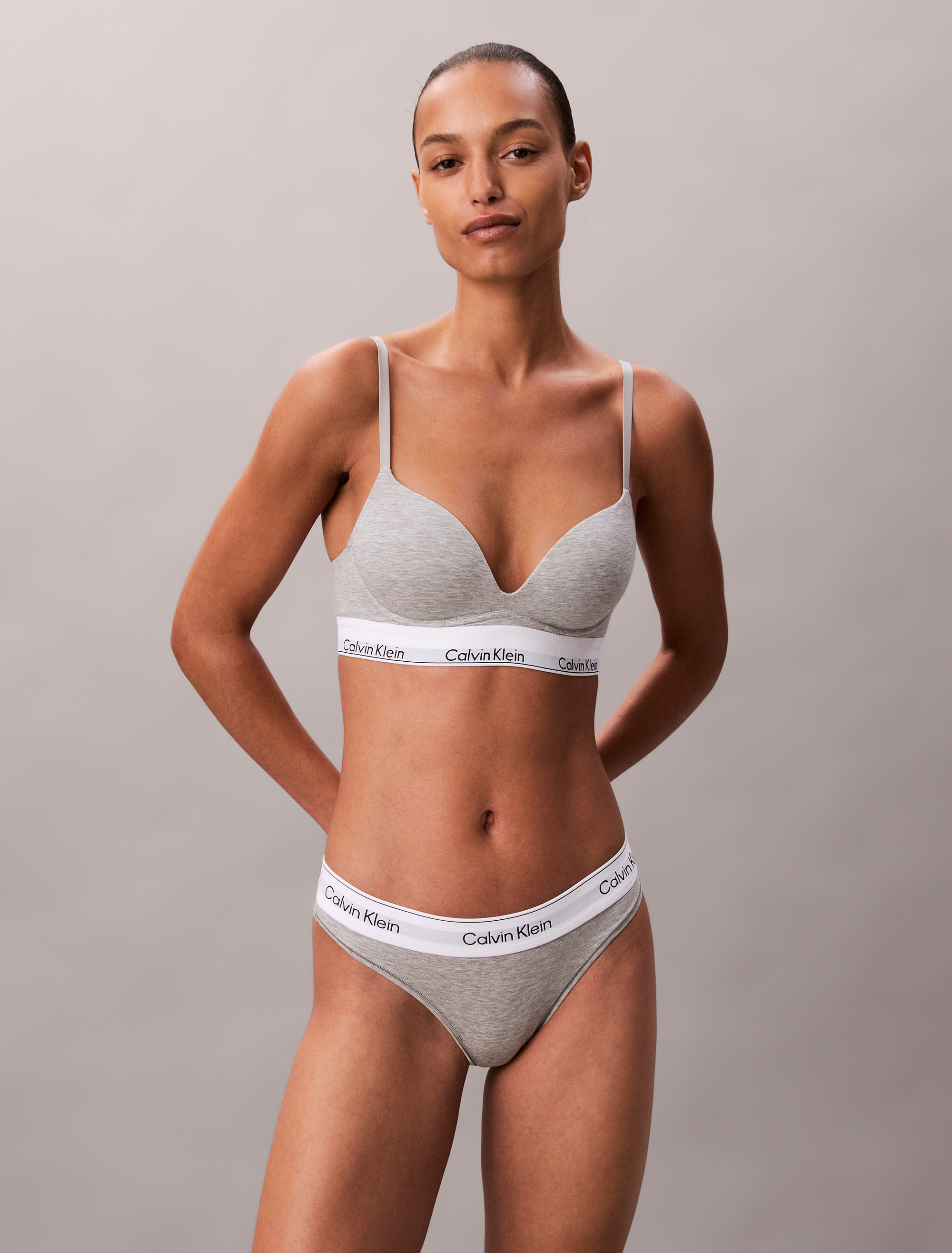 Icon Cotton Modal Plunge Bra