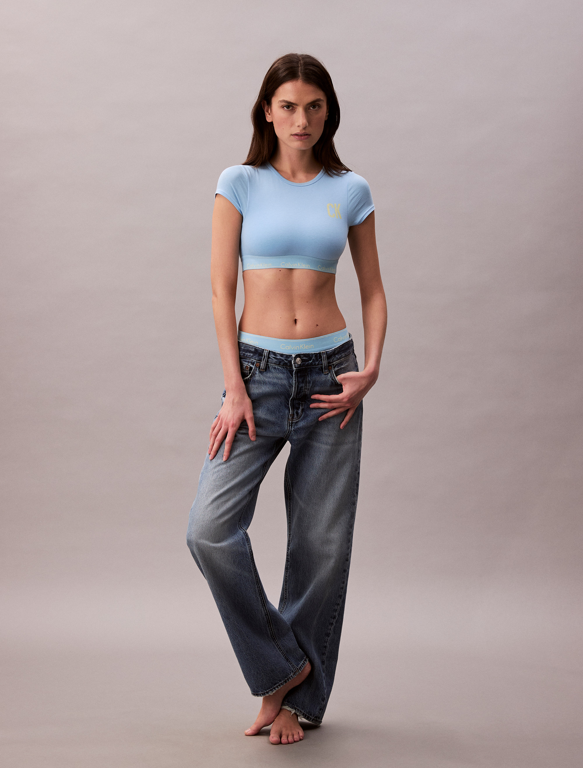 ★ ★ Women's Modern Cotton AF T-Shirt Bralette Modern Cotton T-Shirt Bralette | Calvin Klein