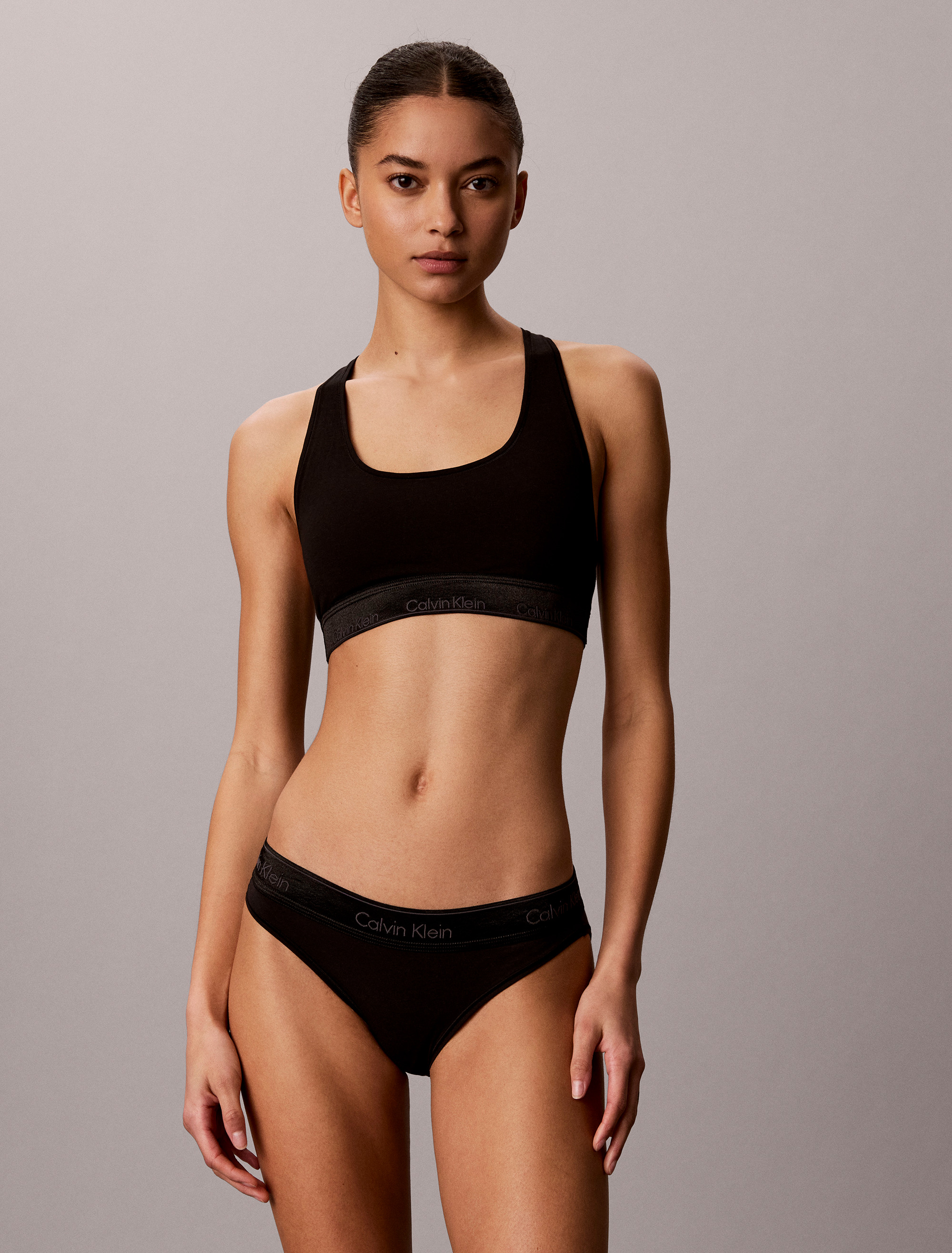 Icon Cotton Modal Metallic Unlined Bralette