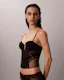 CK Black Geo Lace Bustier