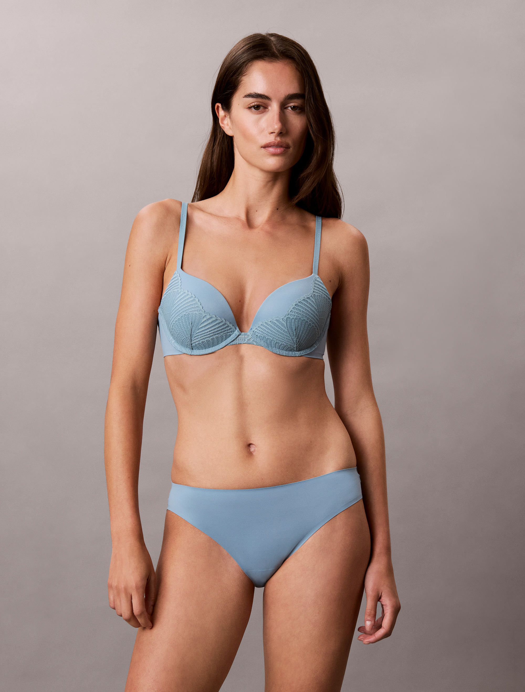 Perfectly Fit Lace Push Up Plunge Bra