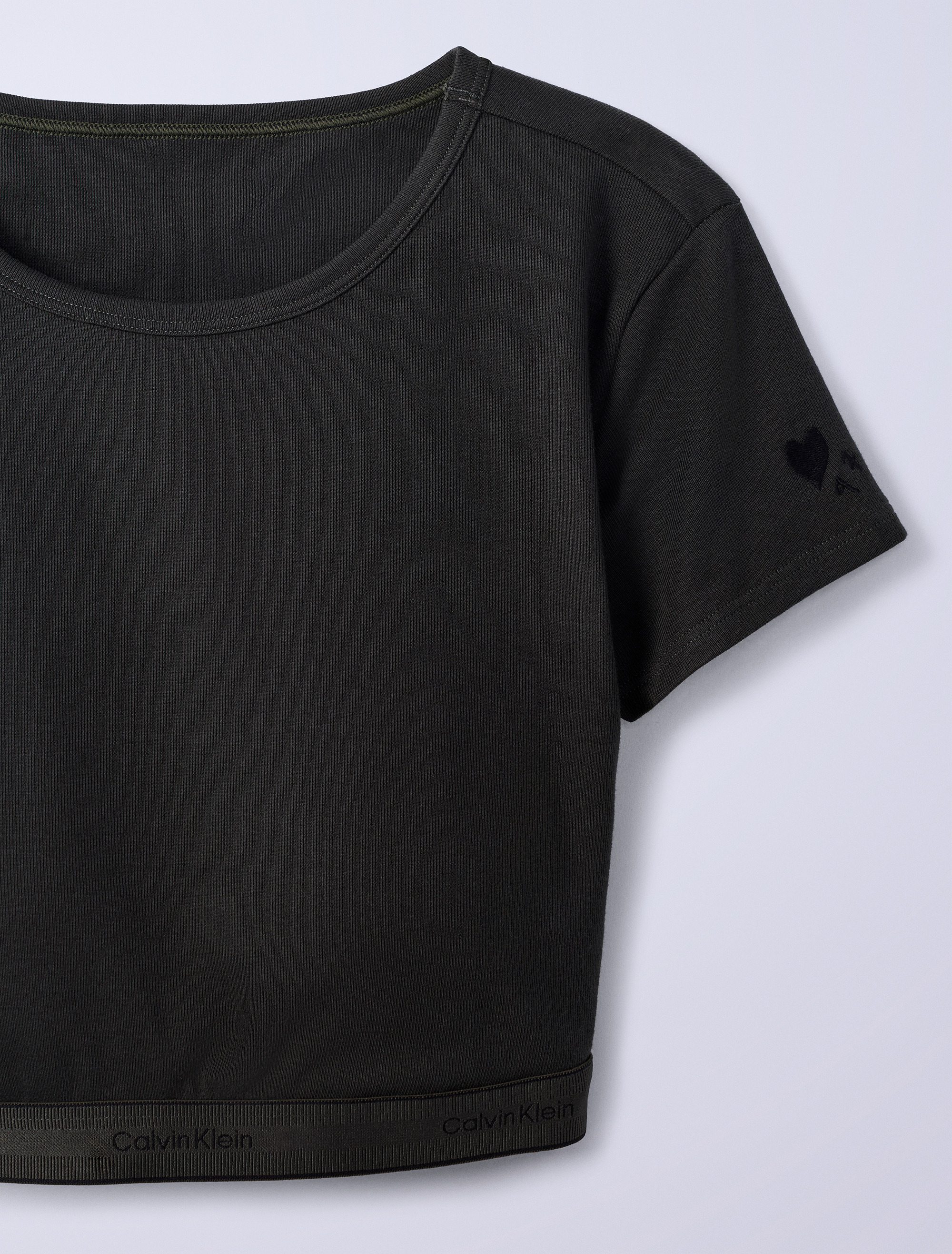 Jung Kook for Calvin Klein Heritage Cotton Lightly Lined T-Shirt