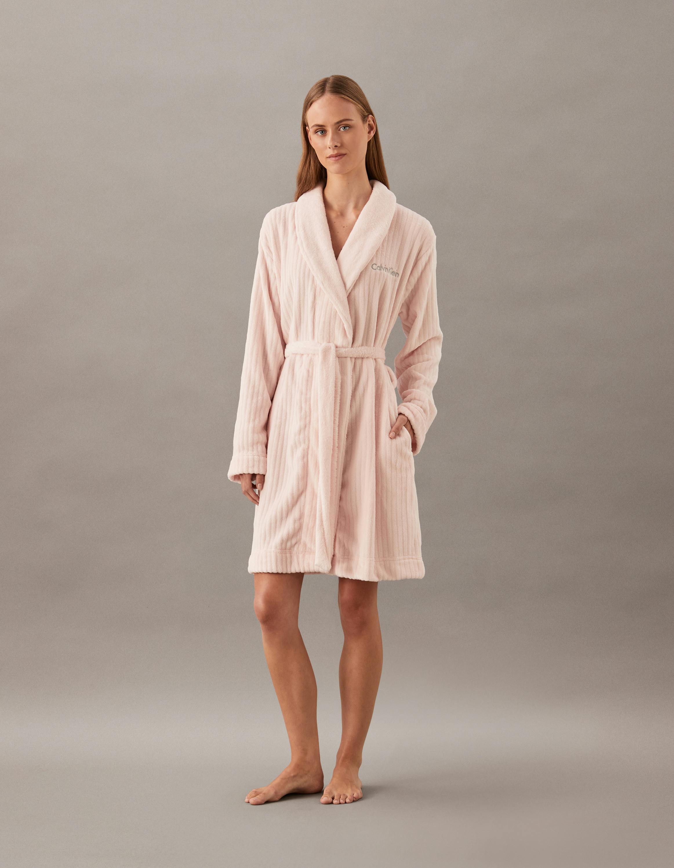 Plush Monogram Robe Calvin Klein - Main Image