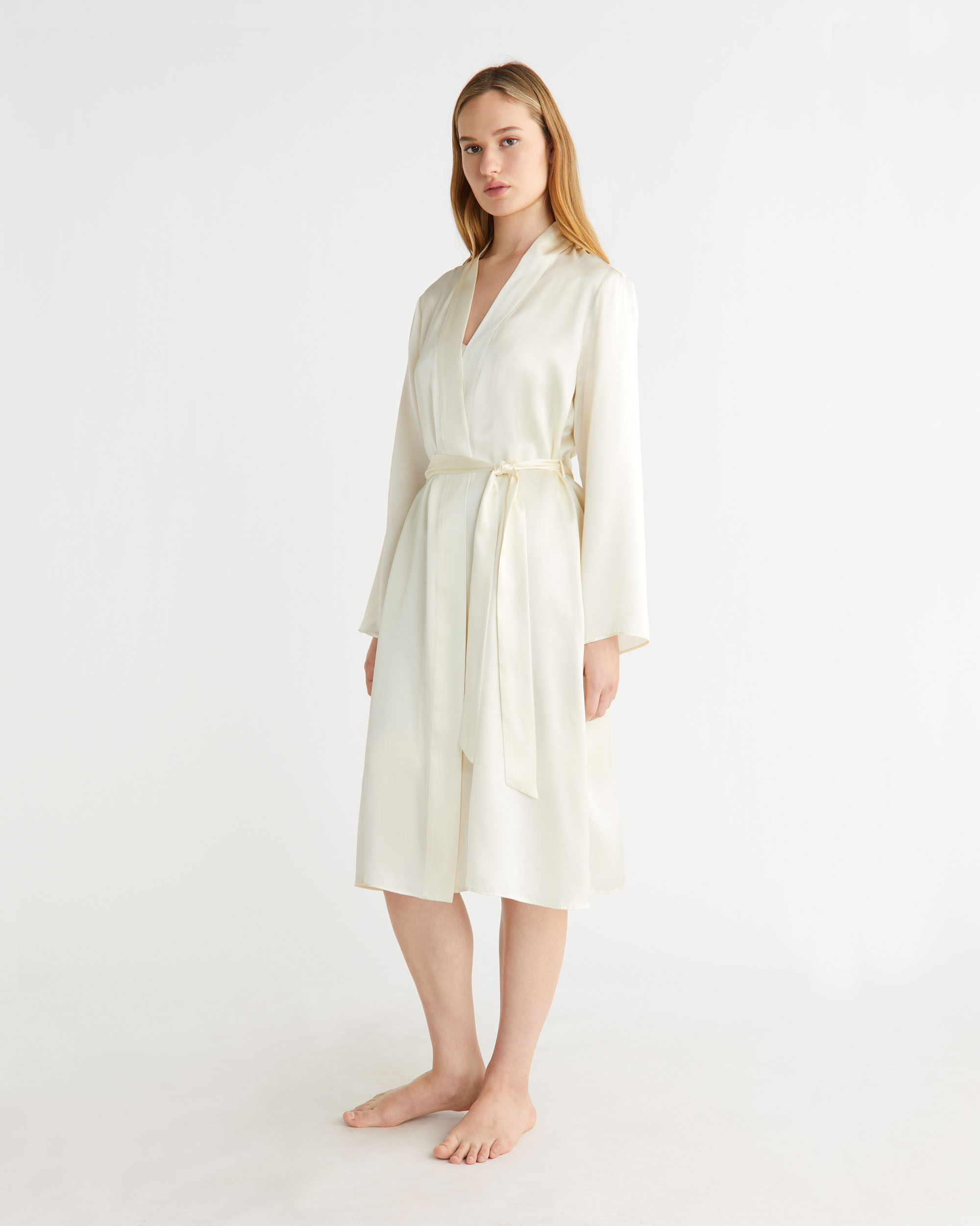 Calvin klein on sale silk robe