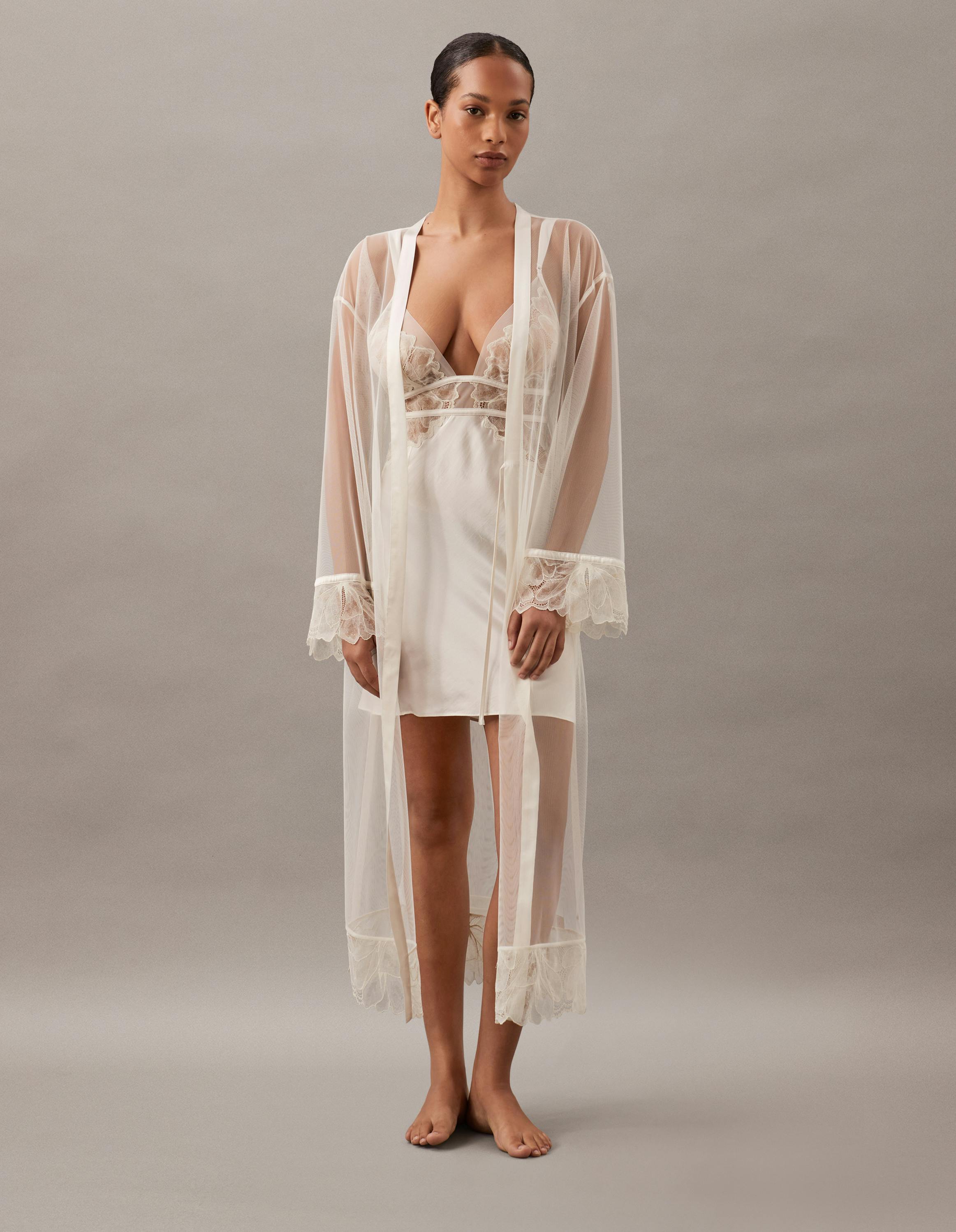 Full Length Calvin Klein Robe Womens Calvin Klein Silk Robe
