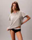 Cotton Stretch Lounge Relaxed Logo Tee