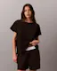 Cotton Stretch Lounge Relaxed Logo Tee
